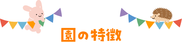 園の特徴